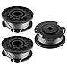 Produktbild 3 Stücke F016800569 Ersatz Autofeed Spule Linie String Trimmer F016800385 Rasenmäher Fadenspule für Bosch EasyGrassCut, 4m x 1,6mm Spulen Linie Leitung Kompatibel mit Art 23SL Art 26SL (3pcs)