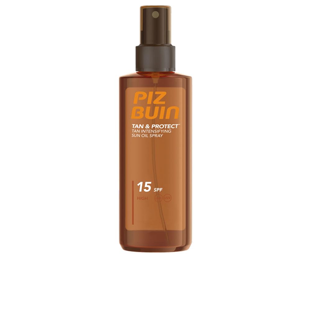 Piz Buin Tan & Protect Tan Accelerating Oil Spray Spf15, 150Ml