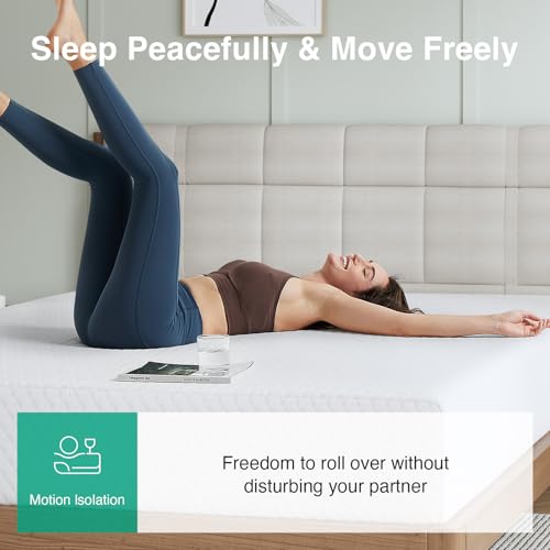 Image of Novilla 10 Inch King Mattress, Memory Foam Mattress King