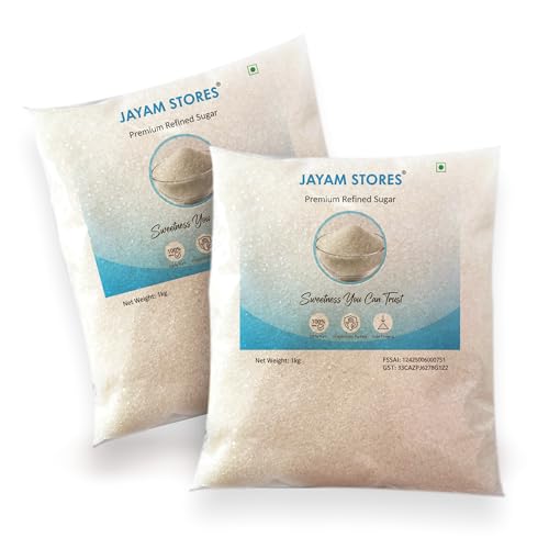 Image of Premium Refined Sugar 1kg | chini Pure & Hygienic | Ideal for Tea, Coffee, Sweets & Cooking | Freshly Packed