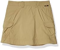 Jack Wolfskin Mädchen Treasure Hunter Skort, Khaki, 116, 1608411