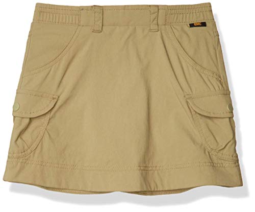 Jack Wolfskin Mädchen Treasure Hunter Skort, Khaki, 116, 1608411