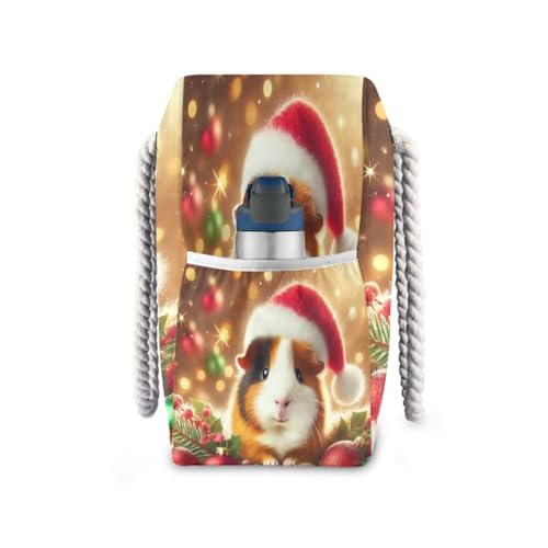 Christmas Guinea Pig Beach Tote Bag for Women Beach Bags Waterproof Swim Pool Bag Extra Large Travel Tote Bags with Zipper for Yoga Gym Women Vacation Essentials Nurse3