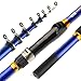 ZzleoyuUUs-12 Fishing Rod Telescopic Rock Fishing Rod Fly Carp Feeder Carbon Fiber 2.7M .4M .1M 1.8M .5M Mini Travel Reel Seat Surf Fishing Rod(1.8m)