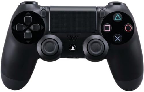 DualShock 4 Wireless Controller for PlayStation 4 - Jet Black [Old Model] (Renewed) : Video Games