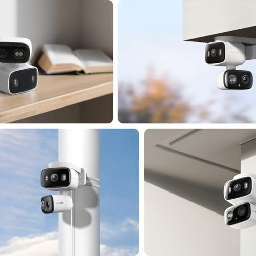 Image of TP Link Tapo C246D Indoor /Outdoor Dual Lens Pan /Tilt Security Camera CCTV 2K 3MP