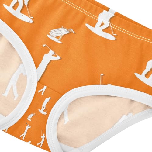 White Golf Players Toddler Girls's Underwear 2T 202c14144