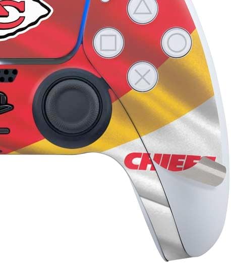 Skinit Decal Gaming Skin Compatible with PS5 Bundle - Officially Licensed NFL Kansas City Chiefs Design