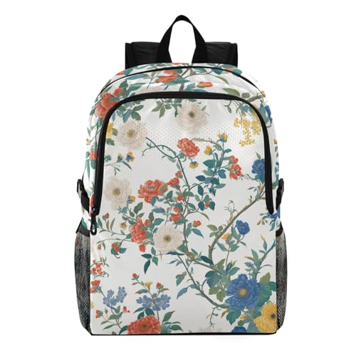 tplaotee Foldable 18 L travel backpack: Packable fashion travel backpacks for women for Camping Cycling Outdoor (Lovely Spring Flowers Elegant)