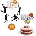 Liitata 7 sztuk koszykówka Cake Topper koszykówka tematyka ciasto Topper tort urodzinowy Topper dekoracja ciasta dla mężczyzn chłopców urodziny impreza koszykówka impreza sport dekoracja - styl 1