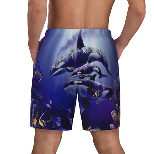 Short de plage imprimé épaulard pour des vacances inoubliables - 4