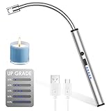 💝【Wind- und Plasmatechnologie】 Unser lichtbogen feuerzeug verwendet die flammenlose Plasmatechnologie, um den elektrischen Impuls vor starkem Wind oder nassem Wetter zu schützen.