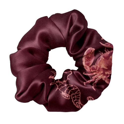 LILYSILK 100% Pure Silk Scrunchies Hair Elastic for Women Girls Hair Ties Ponytail Holder No Crease Gentle for Hair, Cancer