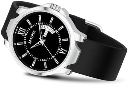 Matrix Antique 2.0 Day & Date Softest Silicone Strap Analog Watch for Men & Boys