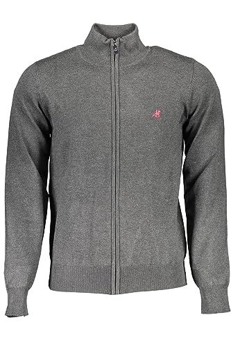 Cardigan gris pour homme pour affronter le froid, veste zippée manches longues confortable