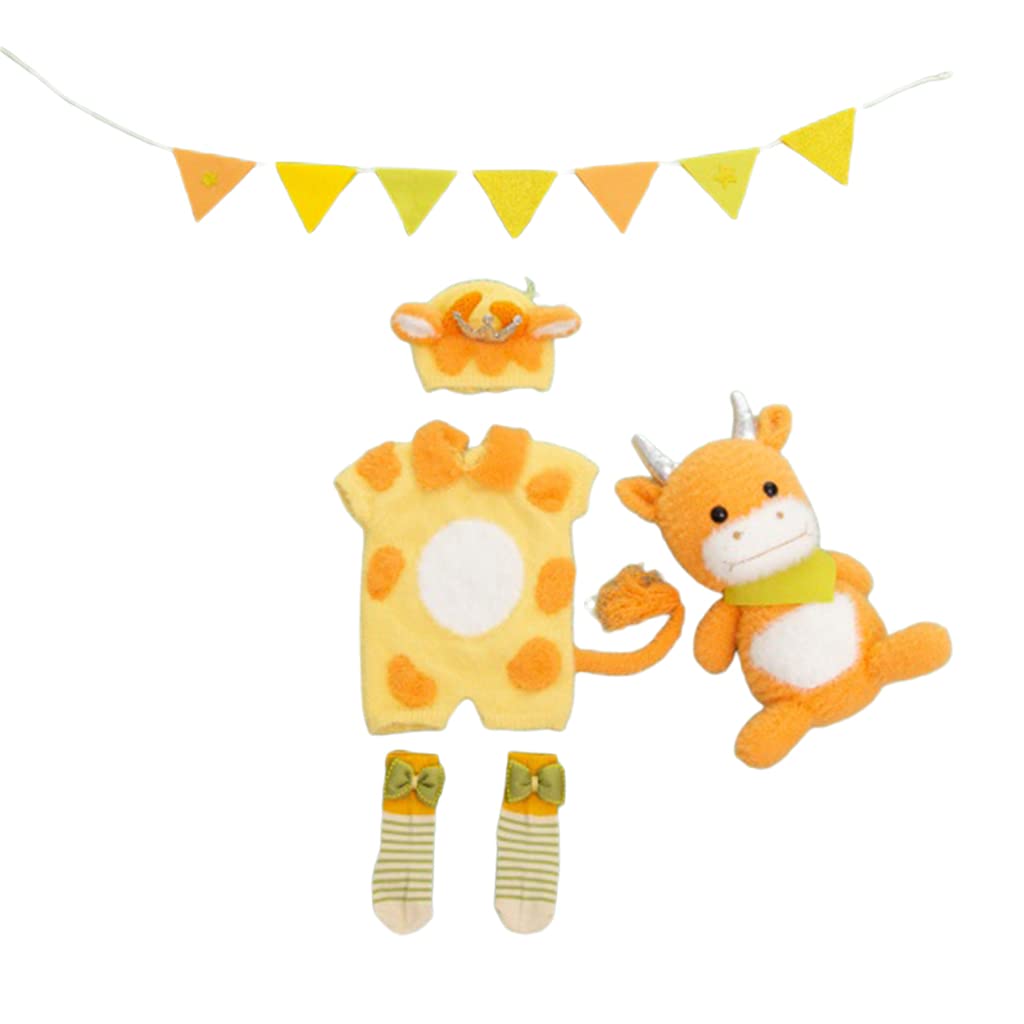 3/5 Pcs Baby Cotton Hat Romper Socks for for Pull Newborn Photography Props Outfits Infants Photo Accessories