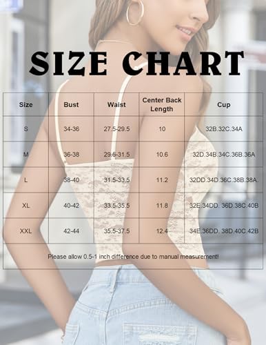 Image of Avidlove Bralettes for Women Lace Spaghetti Strap Camisole Y2k Crop Tops Going Out Tank Tops