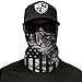 Salt Armour Face Mask Shield Protective Balaclava Bandana MicroFiber Tube Neck Warmer (Blackout USA Bass)