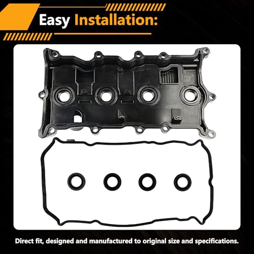 Image of Valve Cover Gasket with 4 Spark Seal, Replace VS50777R | Compatible with 2007-2012 Nissan Altima /Rogue /Sentra 2.5L Engine Code QR25DE