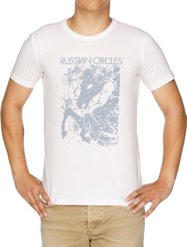 Photo de Vendax Russian Circles Merch Lovely T-Shirt Homme Blanc