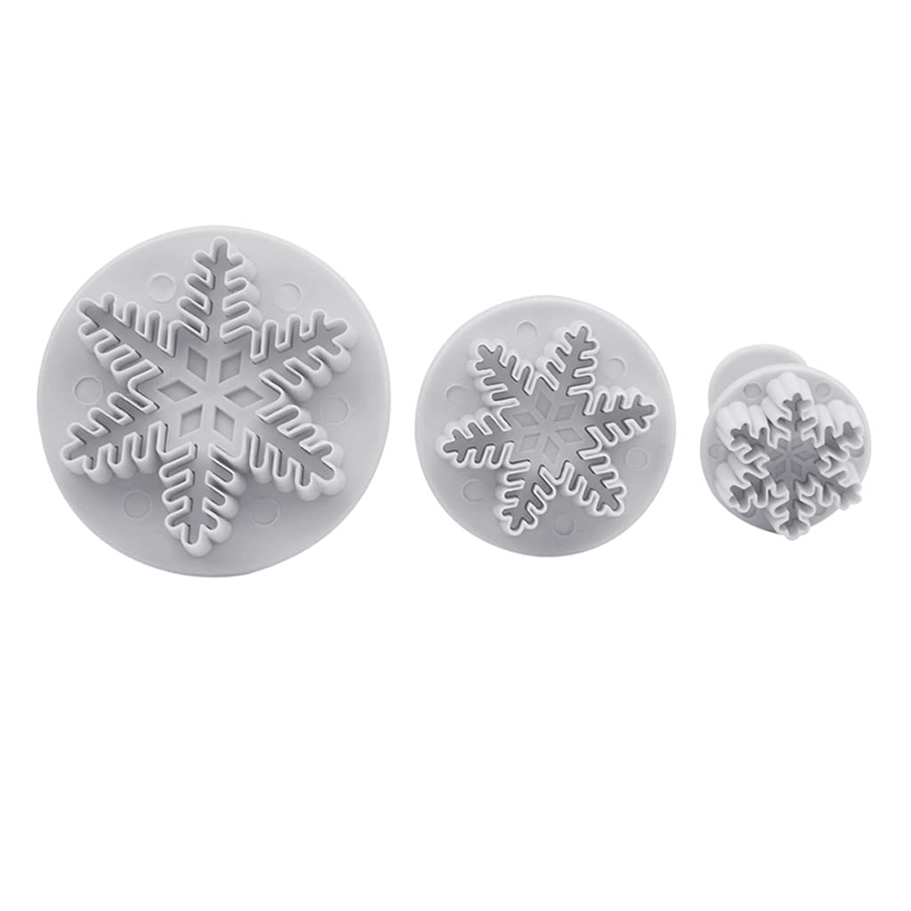 Xinsheinelry Chocolate Candy Sugar Craft Exquisite Snowflake Mold Cake Decorating Tools Family Silicone Soap Mold Kitchen Gift Sugarcraft Molds