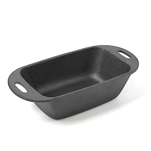 Molde rectangular HAWOK pan de hierro fundido de alta densidad culinaria 4