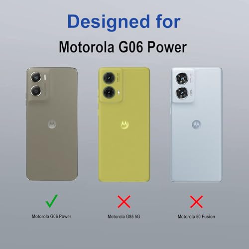 Image of amazon basics Back Case Cover for Motorola G06 Power |Scratch-Resistant Back Cover | Clear