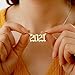 M MOOHAM Birth Year Necklace for Women, Gold 2004 Necklace Old English Birth Year Number Pendant Necklace for Women Birthday Gifts