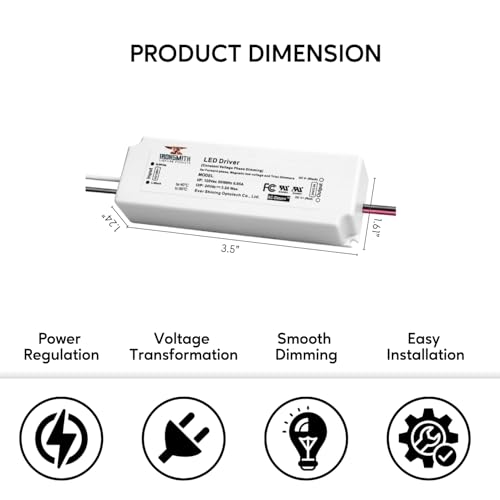 Image of Ironsmith Lighting Products - Constant Current LED Driver Transformer (27-42 Volt | 29.4 Watt | Dimmable)
