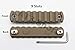 Active-8 5/7/9/11/13 Slots mlok Picatinny Rail Sections Aluminum Mount Adapter Tan Printed (9 Slots / 95mm)