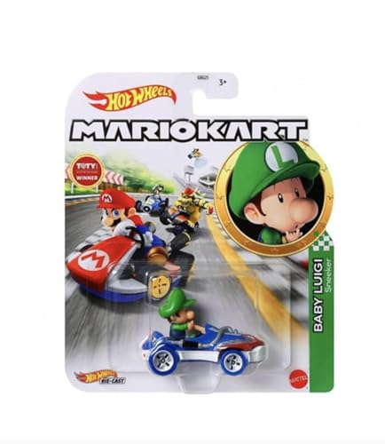 Hot Wheels Mario Kart Baby Luigi