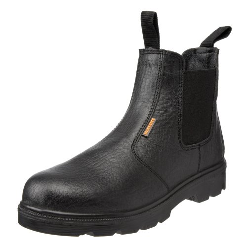 Sterling Safetywear SS600SM - Calzado de protecciÃ³n de cuero para hombre, color Negro, talla 42