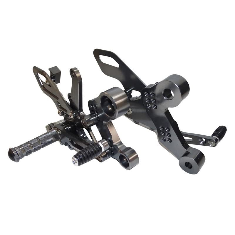 Repose-pieds arrière réglables MT09 FZ09 2017-2020 noir aluminum CNC