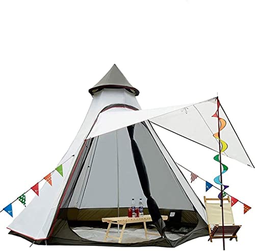 QUQUQ carpa piramidal para camping 4-6 personas miniatura 2