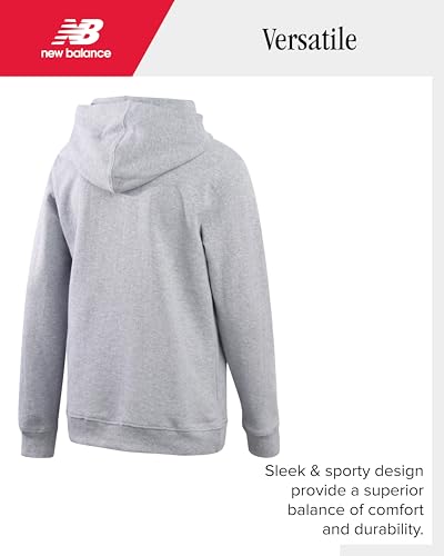 New Balance Active Girls Sweatshirt - Breathable Athletic Fleece Pullover Hoodies for Girls with Pockets (Sizes: 7-16) - Image 6