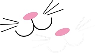 SUPVOX 4 Peças Adesivos De Capô Adesivos Automotivos Adesivos De Decalque De Janela De Carro Para Carros Adesivo De Para-Choque Adesivos De Carro De Coelho Decalques Automotivos Decalque