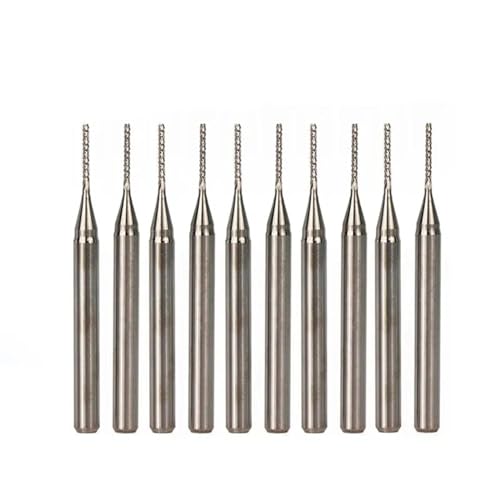 10Pcs 0.8-1.3.175mm 3.175mm Shank Bit(10pcs 0.8mm)