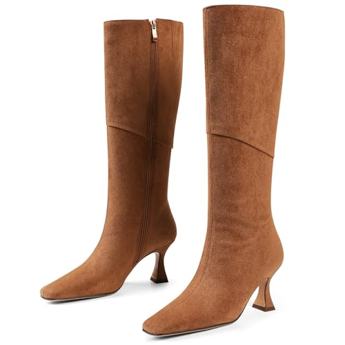 CYNLLIO Suede Kitten Heel Boots