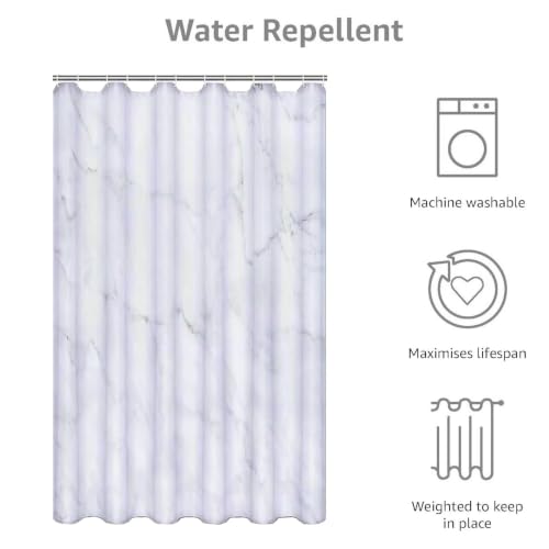 Rideau douche 100x140 tissu imperméable et ourlet lesté