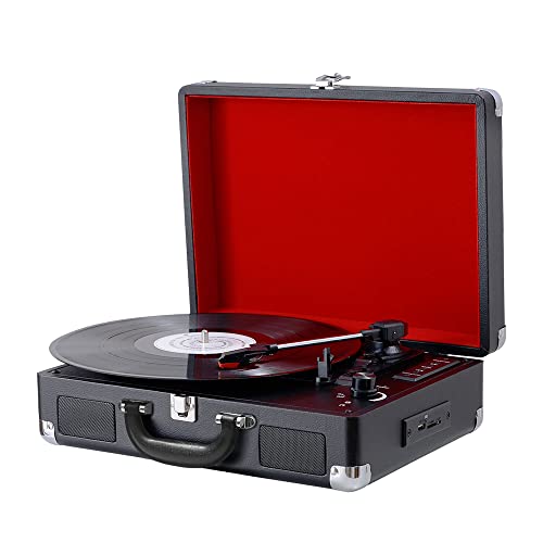 Jocca – Tourne-disque en vinyle vintage musique| avec haut-parleurs | Sortie USB pour conversion de vinyle en MP3… - Les Beatles, Paul McCartney, John Lennon, RIngo Starr, George Harrison Jocca - Tourne-disque en vinyle vintage musique| avec haut-parleurs | Sortie USB pour conversion de vinyle en MP3…