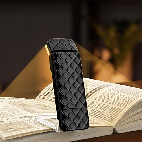 Biitdoss Book Light, Portable Reading Lights for Books in Bed USB Rechargeable Light 3 Colors & 5...