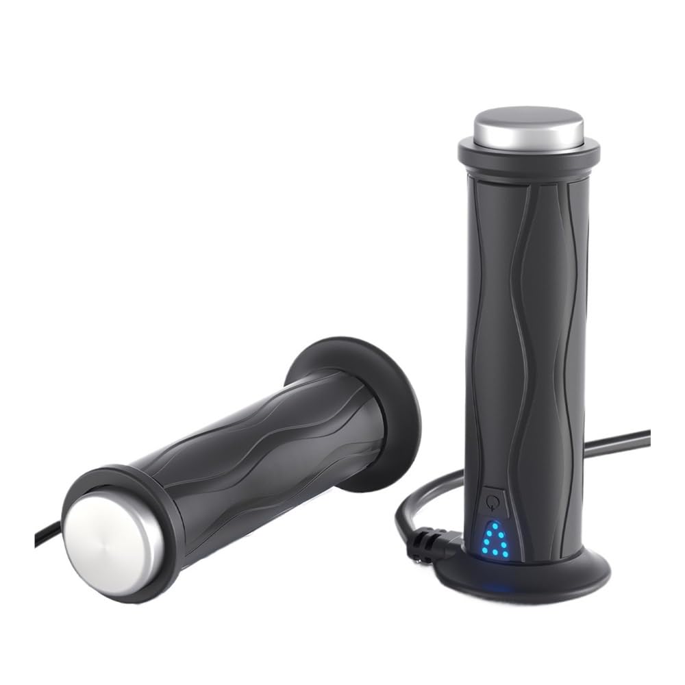 Un Paio Di Manubri Riscaldati Per Motociclette Monoblocco 5 1-velocità Con Controllo Della Temperatura Della Memoria, Coprimanubrio Handlebar manopoles