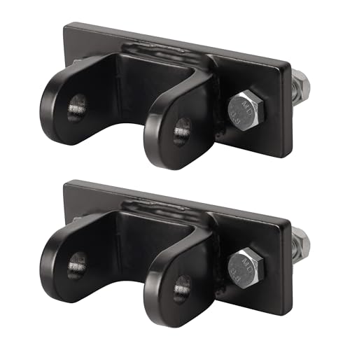 Wyckoff Adjustable Tow Bar Bumper Brackets (Pack of 2), Bolt-On Bracket Compatible with #19745 Tow Bar for RV Dinghy Towing