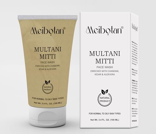Image of Multani Mitti Face Wash with Multani Mitti & Oil Control & Acne - 100 ml | Suits All Skin Types | Hydrating & Gentle | Paraben-Free | No Silicones | Sulphate-Free