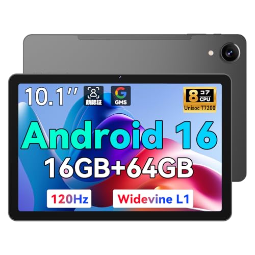 Amazon.co.jp: 【2025新登場Android 16 タブレット 120Hz大画面】BNCF