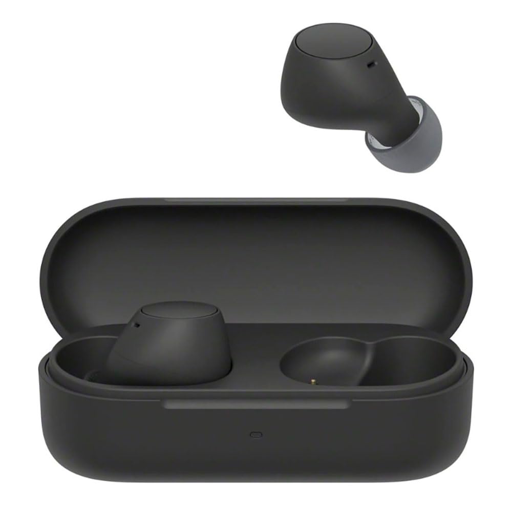 Sony WFC510 | True Wireless Headphones - Small and Lightweight, Multipoint Bluetooth Connection, Ambient Sound, IPX4 Rating, Spotify Tap, Quick Charge, 22-Hour Battery, iOS and Android-Black
