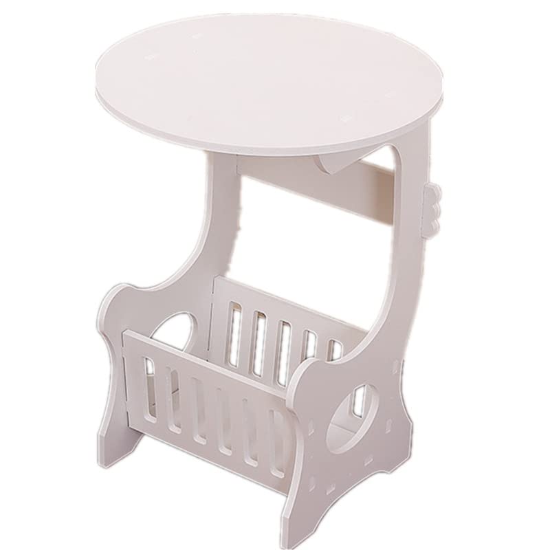 Small Round Table Plastic Small Coffee Table Small Square Table Storage Creative Fashion nightstand European Simple Mini Garden