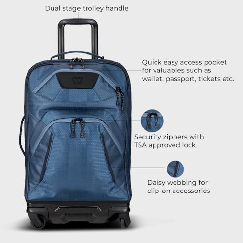 OGIO Renegade Wheeled Spinner Luggage (26, Navy Abyss)4