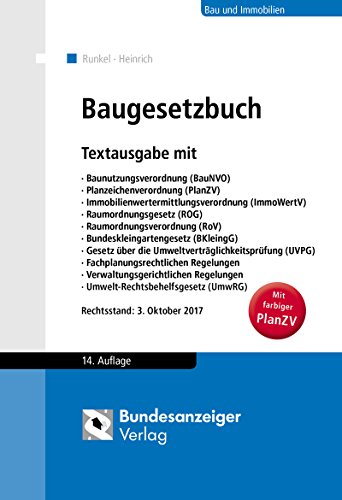 Baugesetzbuch: Textausgabe