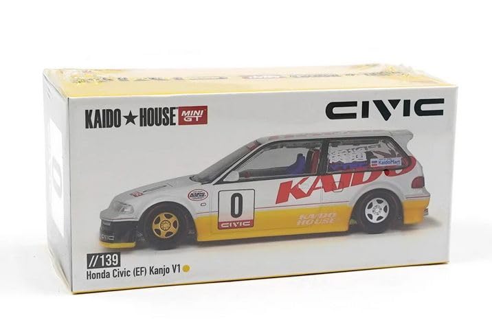 ミニカー 1/64 KAIDO HOUSE Honda CIVIC EF LTDEDN Kaido House Honda Civic (EF) Kaido Works LTDEDN (LA Diecast